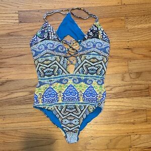 San Lorenzo Multicolor Patterned Swimsuit
